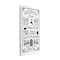 Stupell Industries Vintage Style Bathroom Rules Diagram List Border Wall Plaque Art
